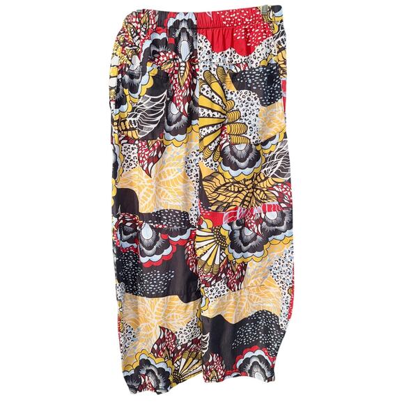 Free People Movement Game Day Pants High Rise Wide Leg Wildflower Retro SZ XL - Picture 3 of 7